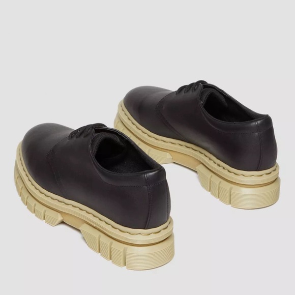 Dr. Martens Rikard Contrast Sole Leather Platform Oxfords - Picture 3 of 12